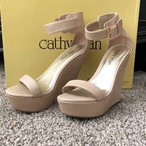 Cathy Jean nude wedges